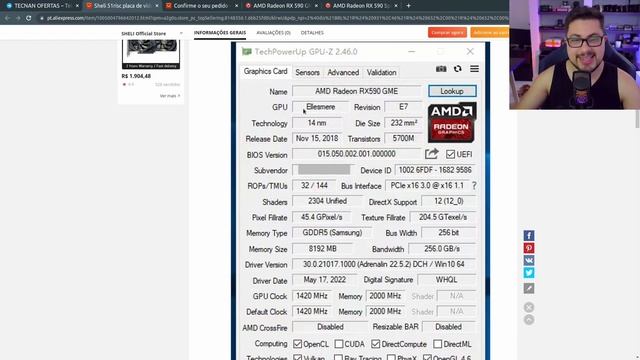 URGENTE!!! NOVA RX 590 8GB POR MENOS DE R$600 Reais! TEM PEGADI... смотреть онлайн
