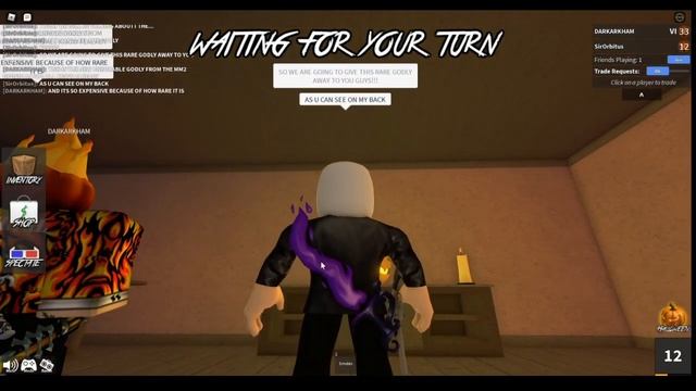 GIVING AWAY THE FREE CANDLEFLAME GODLY IN ROBLOX MM2!! *NOVEMBER 2021 NEW UPDATE+GIVEAWAY* смотреть онлайн