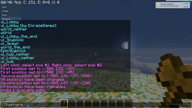 how to mix blocks in worldedit смотреть онлайн