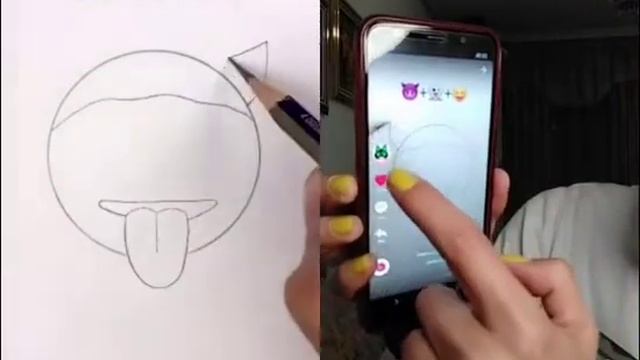 Как нарисовать смайлик привидение и демон смотреть онлайн