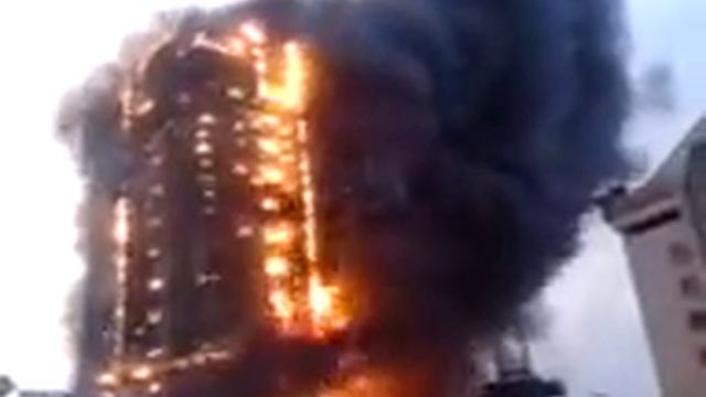 Бурятия.Улан-Удэ.Элеватор. Сагаан Морин горит. Ulan-Ude. Buryatia