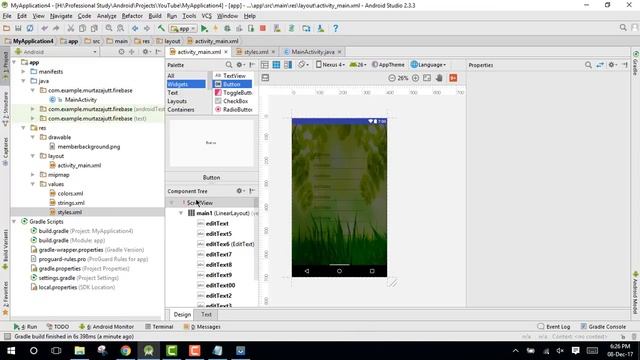 How to Fixed the Background in ScrollView Layout Simple Steps for beginners YouTube смотреть онлайн