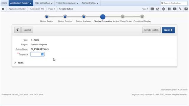 Oracle APEX 4.2.4 Tutorial (14 of 22) - Add a region and add a button to a page смотреть онлайн