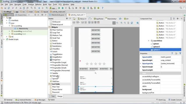 How to use ScrollView in Android - HORIZONTAL SCROLLVIEW in android example. Whats NEW смотреть онлайн