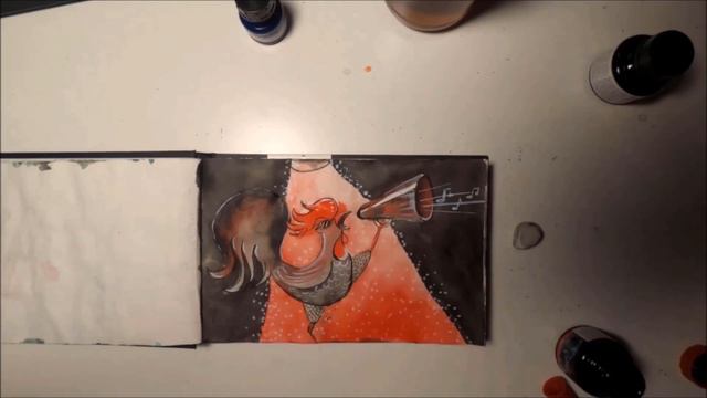 INKTOBER 2018 | DAY 5| Chicken смотреть онлайн