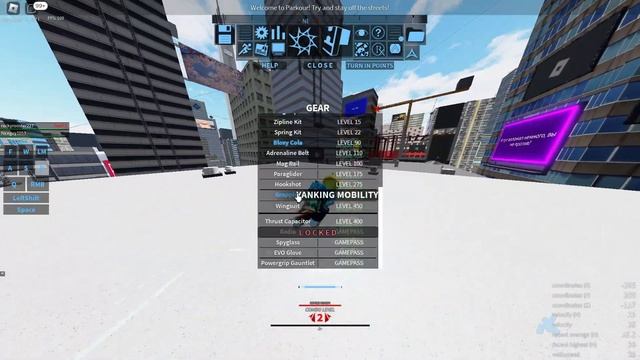 Parkour roblox Gearless drop down dash tutorial смотреть онлайн