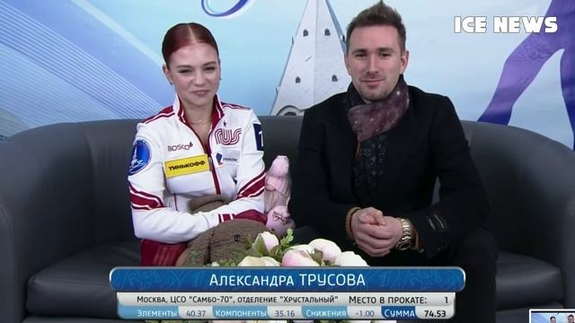 Трусова снялась с турнира. Александра Трусова не выступит в произвольной программе. смотреть онлайн