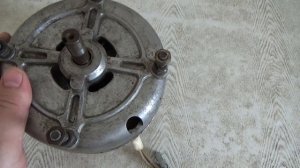 Двигатель от старой стиральной машины. Меняем направление вращения вала.