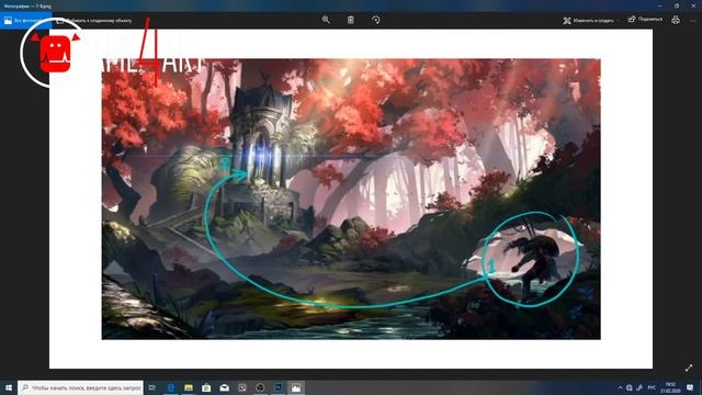 Открытый урок Алисы Роз. Композиция в рисунке, динамика и статика