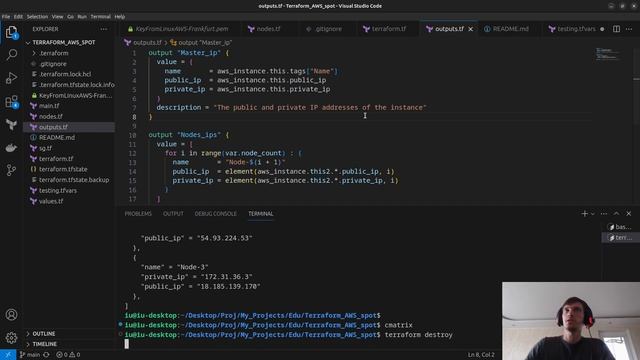 Terraform infra spot instances смотреть онлайн