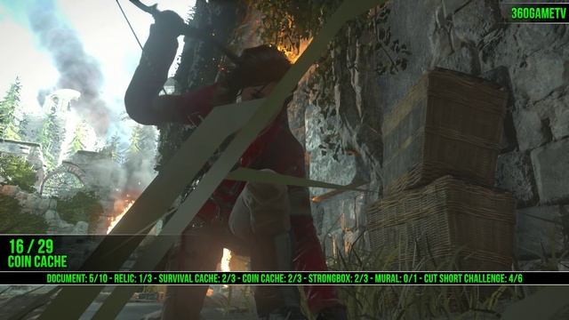 Rise of the Tomb Raider - The Acropolis - All Collectibles and Cut Short Challenge Locations смотреть онлайн