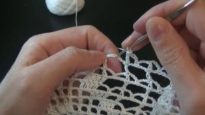 Салфетка " Венеция ".  Часть 6.