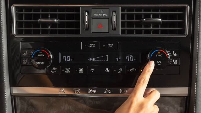 2021 Nissan Armada - Heater and Air Conditioner смотреть онлайн