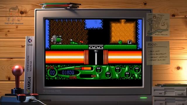 Steg The Slug - Commodore Amiga 500 Gameplay Demo смотреть онлайн