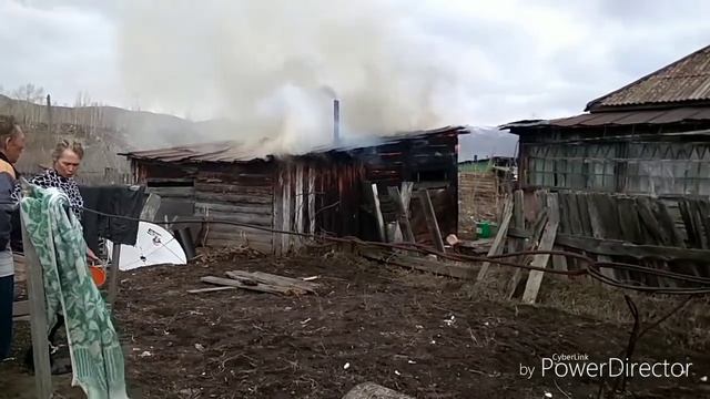 Пожар в Зыряновске, старый город, апрель смотреть онлайн