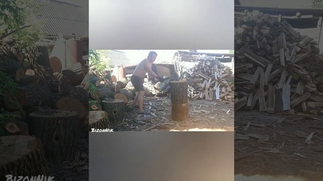 Будни в деревни. Подготовка к зиме. Колун для дров! смотреть онлайн