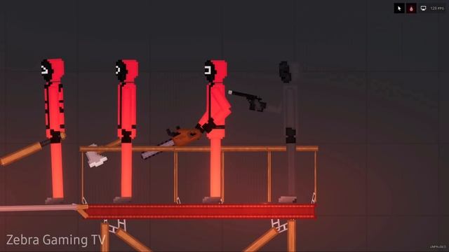 Squid Game Player fight back Squid Game Officer - People Playground 1.21.3 смотреть онлайн