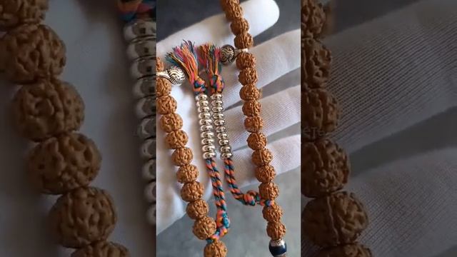 Буддийские четки 108 бусин рудракши пятиликой непальские смотреть онлайн