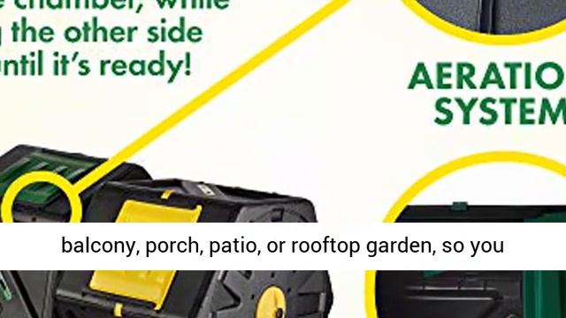 Miracle-Gro Large Dual Chamber Compost Tumbler – All-Season, High Volume Composter - Overview смотреть онлайн