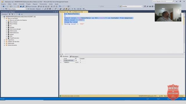 Como utilizar o comando Having SQL Server смотреть онлайн