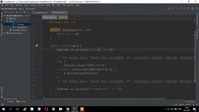 Pokročilá Java - 5 - Vlákna - Thread Pools смотреть онлайн