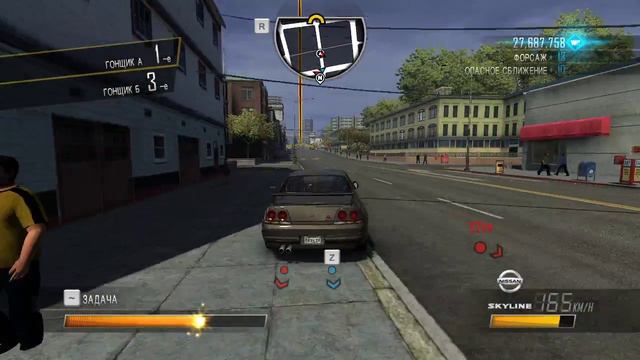 Driver San Francisco AUDI S5 COUPE Quattro Vs NISSAN SKYLINE GTR R33 #race #Police #Chase,