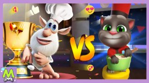 Говорящий Буба vs Говорящий Том и Друзья.Готовка на Кухне.Какое Блюдо Вкуснее?
