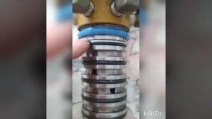 Поворотный коллектор мини-экскаватора. Ремонт, переборка