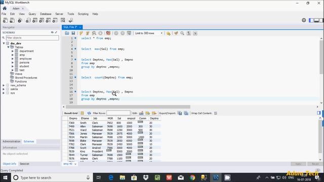 MySql 9 | GROUP BY and HAVING Clause in MySql with Examples смотреть онлайн