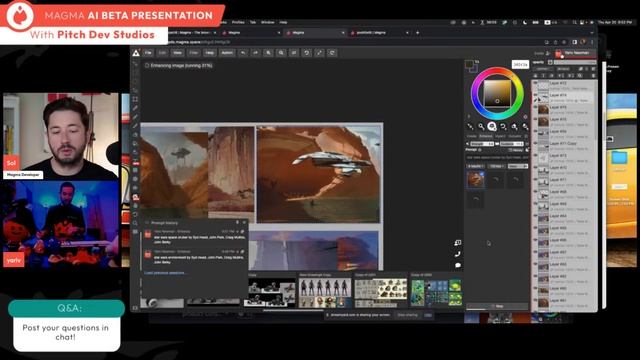 Magma AI Beta Presentation | Concept Art Workflow смотреть онлайн