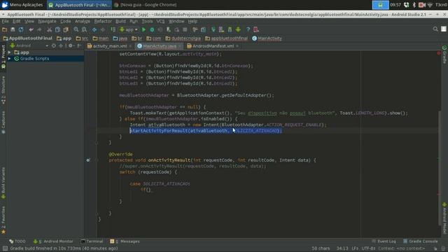 App Bluetooth - Android Studio (Parte 2) смотреть онлайн