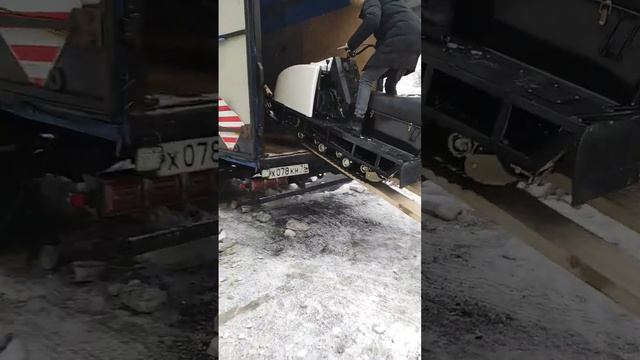 ?Самый простой способ загрузить Буран в Газель✅ #снегоход #лайфхак #просто #погрузка #lifan смотреть онлайн