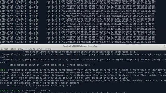 Tensorflow v1.14.0 Full build - Bazel Remote Caching with Docker смотреть онлайн