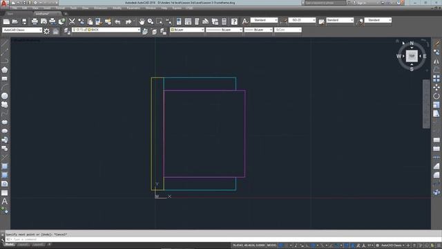AutoCAD Tutorial Lesson 3-5 Wireframe (Complete Beginners Course) смотреть онлайн