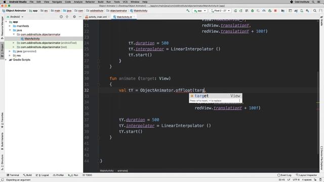 Using Object Animator in Android смотреть онлайн