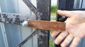 Магнитный замок на калитку для дачи