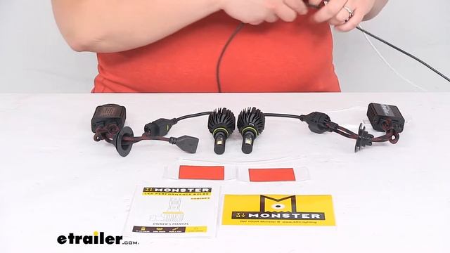 etrailer | Review of ARC Vehicle Lights - PSX26W LED Bulbs with Anti-Flicker Harness - ARC97VR смотреть онлайн