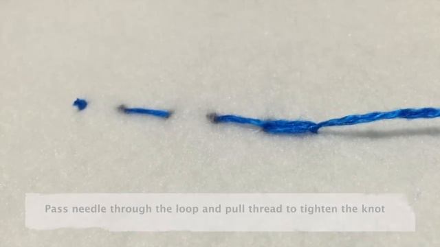 Basic Hand Sewing - Tying a Finishing Knot смотреть онлайн