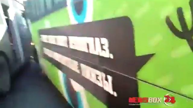 Столкновение трёх автобусов во Владивостоке 