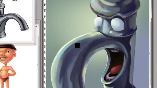 The Making of Faucet character design (Digital Painting) смотреть онлайн