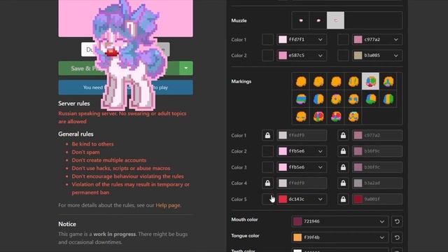 Как я создаю скины | Pony Town | Гайд смотреть онлайн