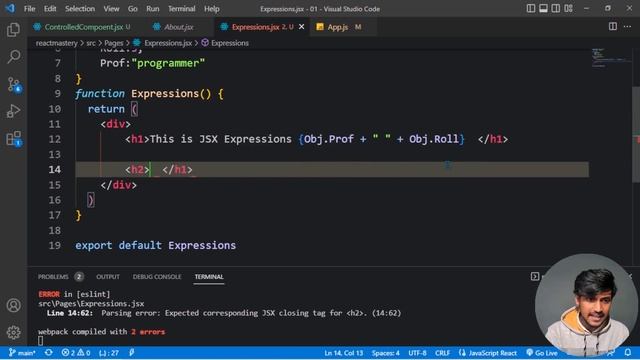 28. React JS Template literal Bangla Tutorial | React Full Course смотреть онлайн