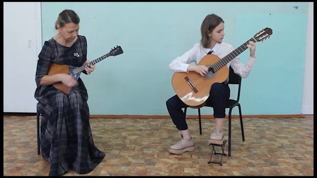 В. Назимов "Ухажёр". Дуэт Любовь Быстрова (балалайка), Элина Чупракова (гитара). ДШИ г.Нелидово смотреть онлайн