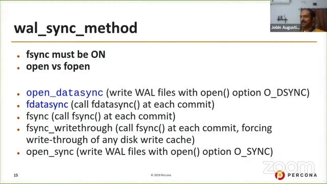 Understanding and Optimizing commit sychronization for maximum performance - Percona Tech Days смотреть онлайн