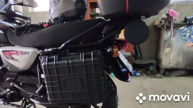 Bajaj Boxer 150X доработки. Боковые кофры.