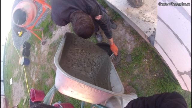 ЗАЛИВКА армопояса и плиты перекрытия второго этажа смотреть онлайн