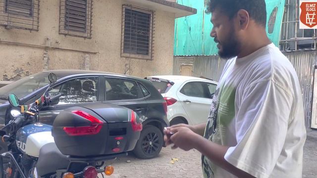 Installing A 35 Liter Top Box On The Royal Enfield Hunter 350 #royalenfield #hunter350