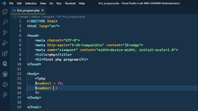 How to run first PHP program in XAMPP Server | Glitch Navigator смотреть онлайн