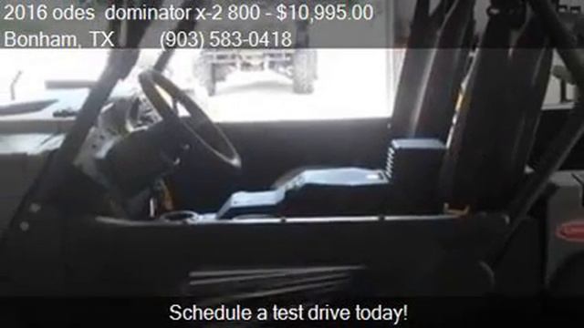 2016 odes dominator x-2 800 for sale in Bonham, TX 75418 a смотреть онлайн