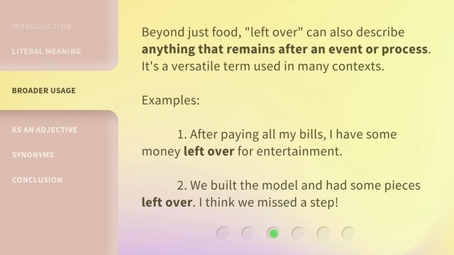 Understanding "Left Over": More than Just Leftovers! смотреть онлайн